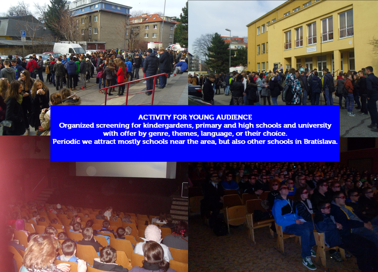 ACTIVITY FOR YOUNG AUDIENCE - organized screening