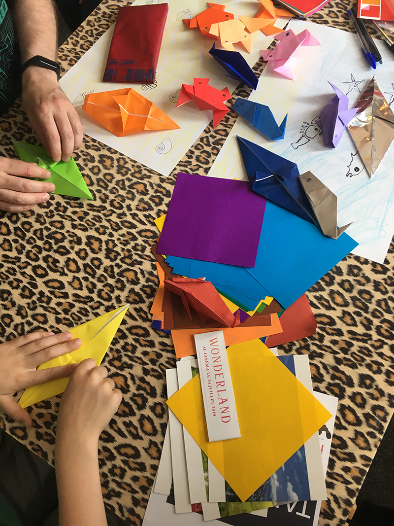 Ciné-atelier origami Jeune public pour la diffusion du film 
