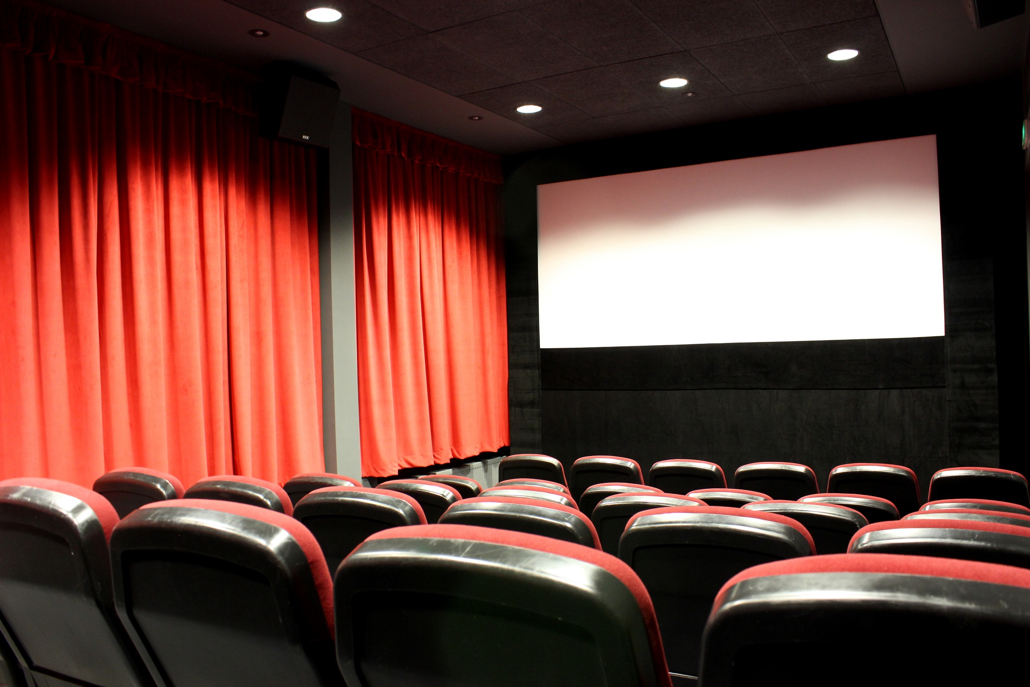 Salle de cinéma - rouge 44 emplacements