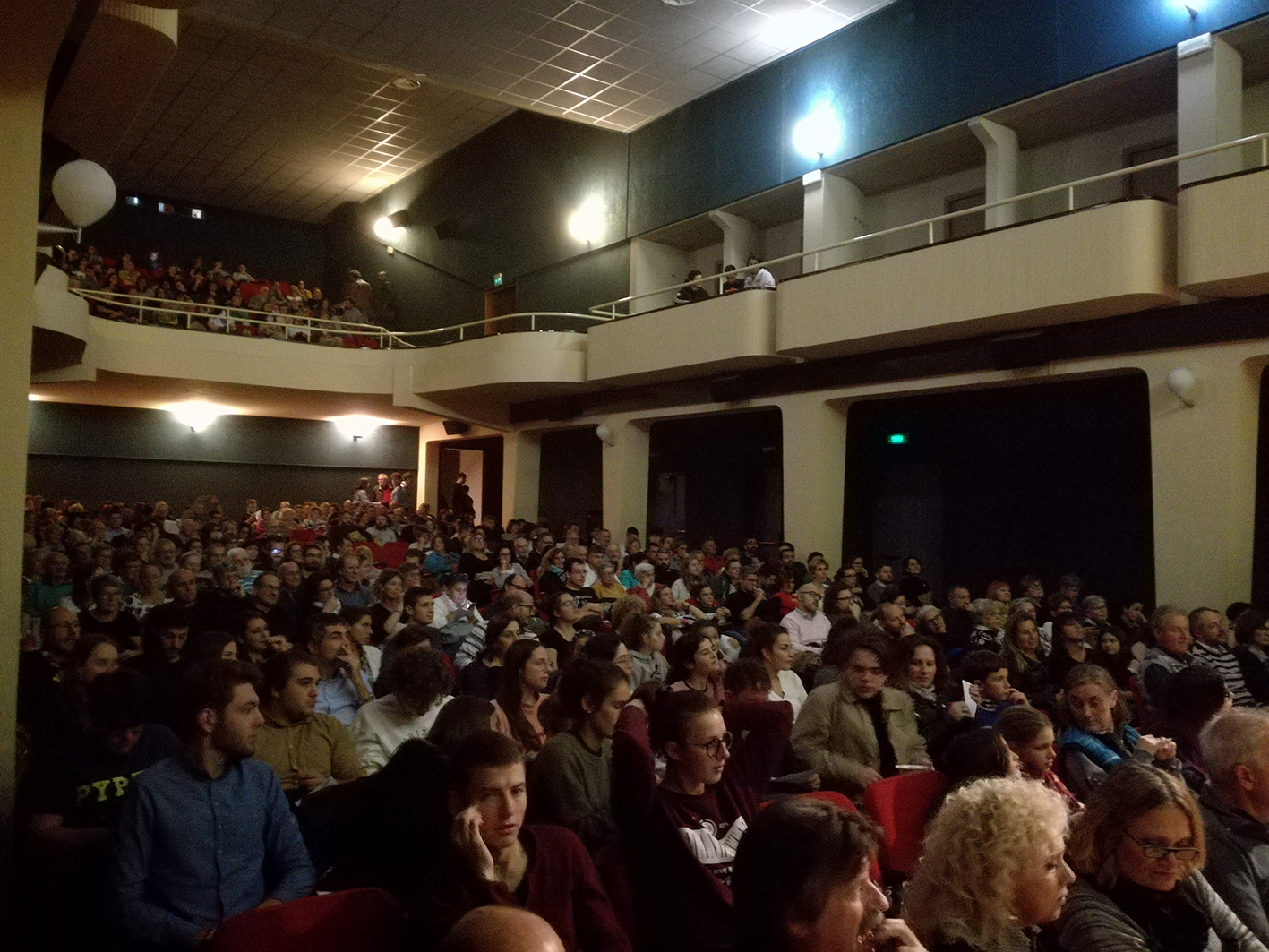 cinema hall with audience