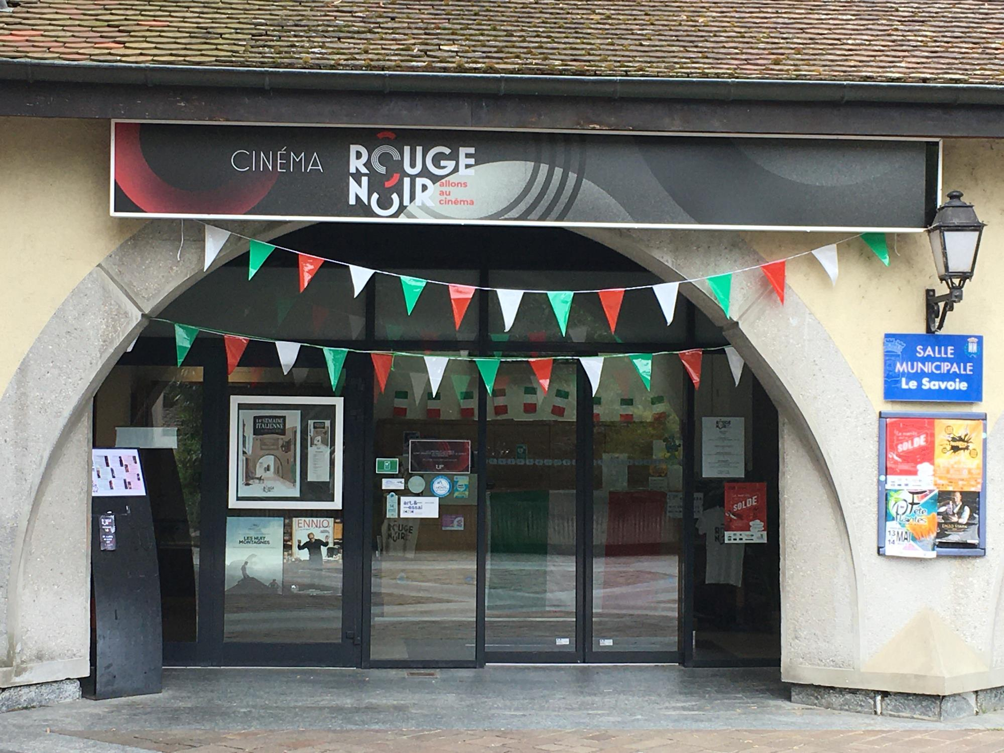 front of the cinema 