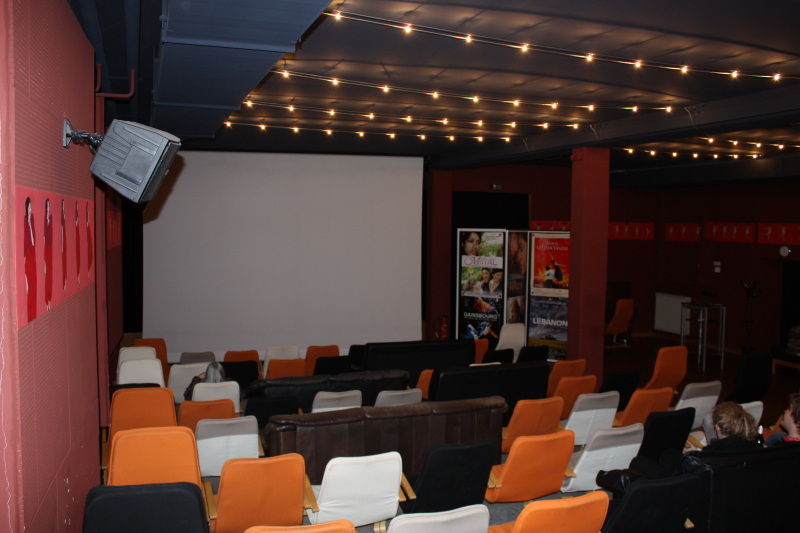 Inside the cinema